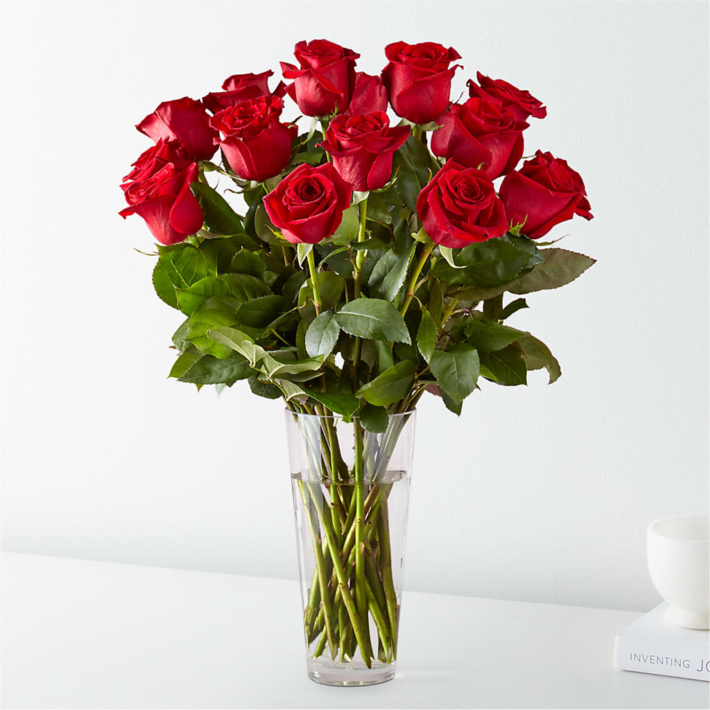 Long Stem Red Rose Bouquet – Joya Flowers, Central Islip NY