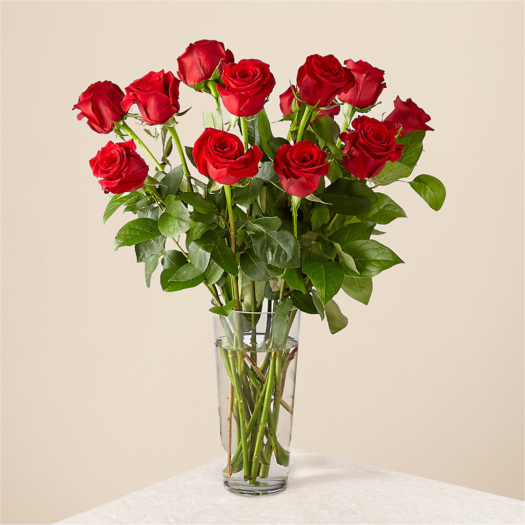 Long Stem Red Rose Bouquet – Joya Flowers, Central Islip NY