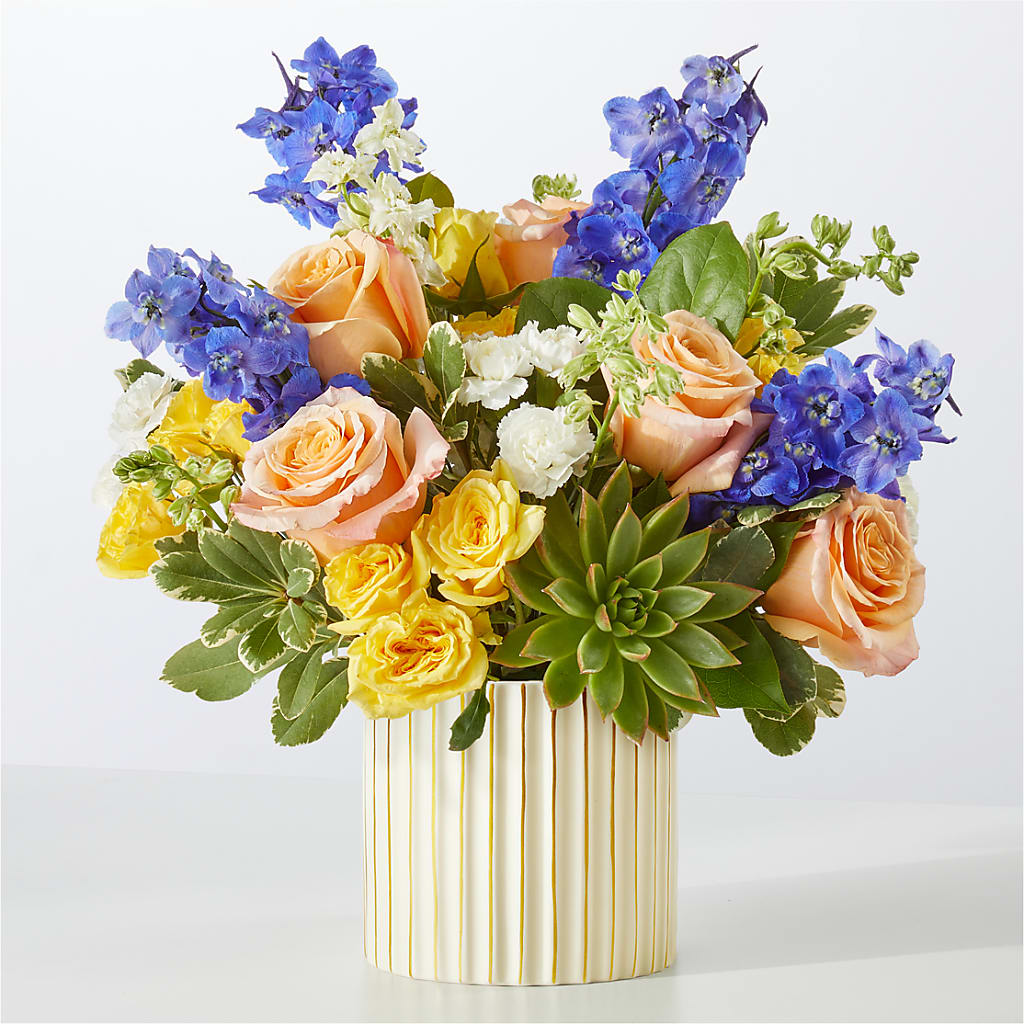 Cobalt Reverie Bouquet – Joya Flowers, Central Islip NY