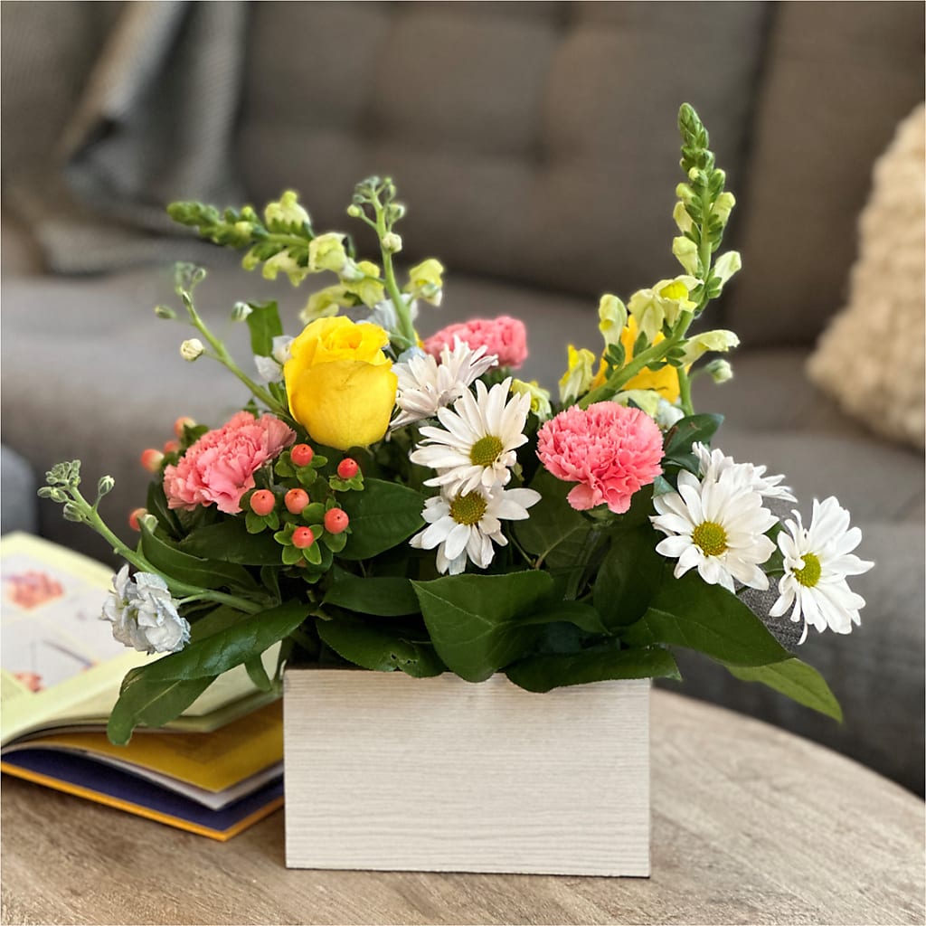 Sun Salutation Box Bouquet – Joya Flowers, Central Islip NY