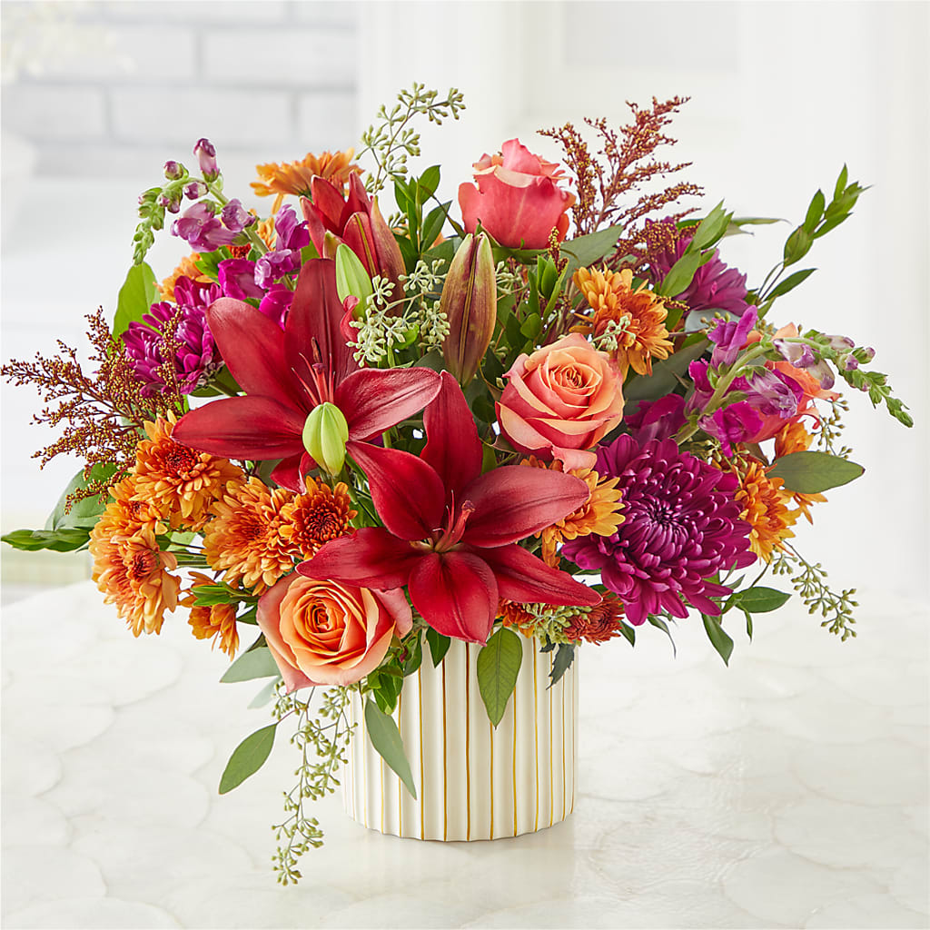 Burgundy Landscape Bouquet – Joya Flowers, Central Islip NY