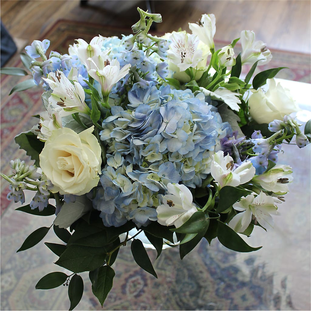 Clear Skies Bouquet – Joya Flowers, Central Islip NY