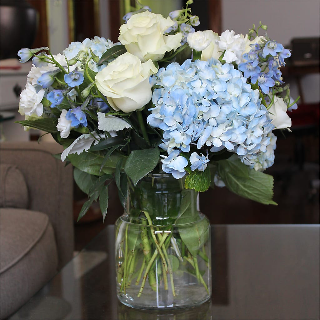 Clear Skies Bouquet – Joya Flowers, Central Islip NY
