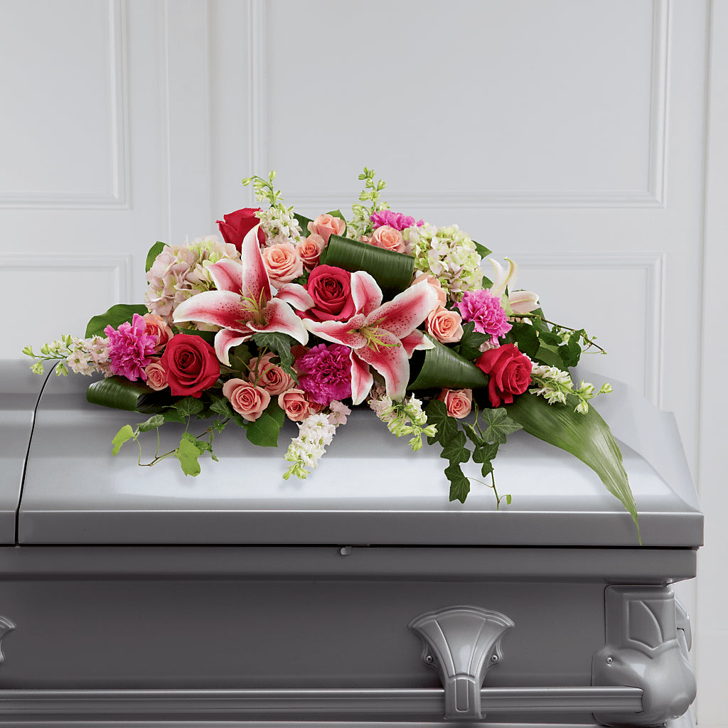 Splendid Grace Casket Spray – Joya Flowers, Central Islip NY