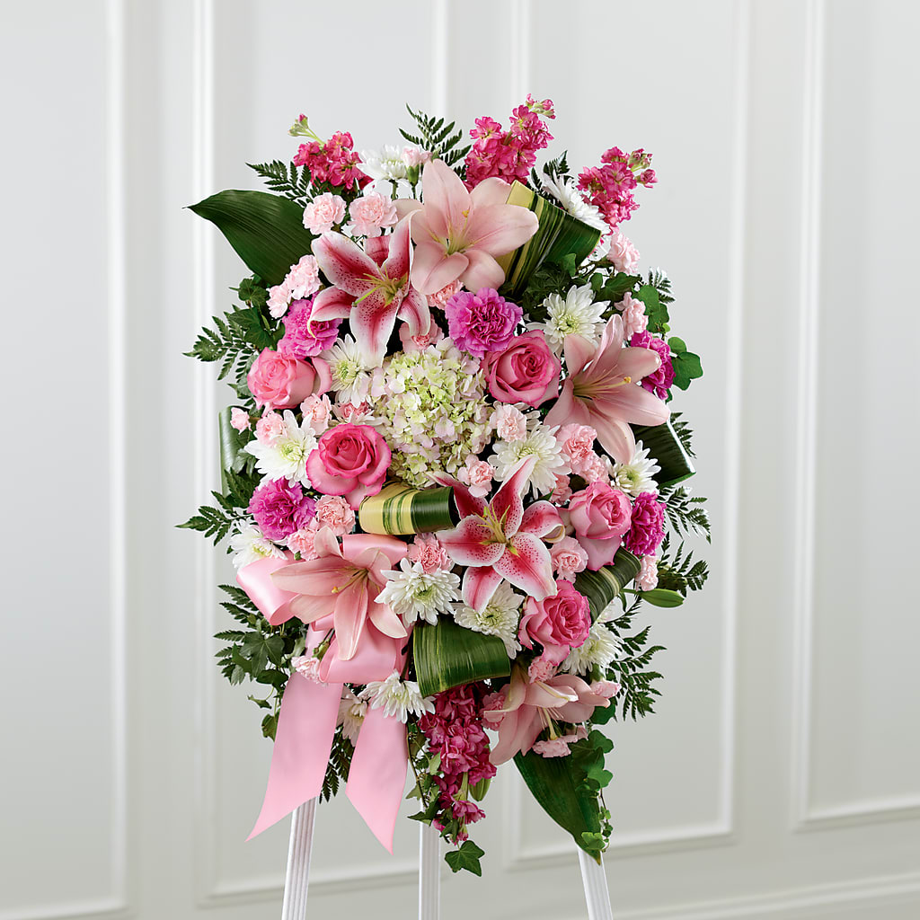 Comforting Standing Spray – Joya Flowers, Central Islip NY