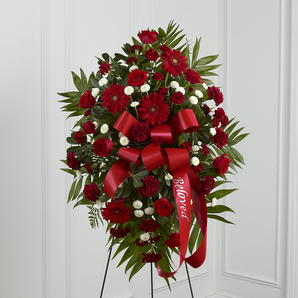 Treasured Memories Standing Spray – Joya Flowers, Central Islip NY
