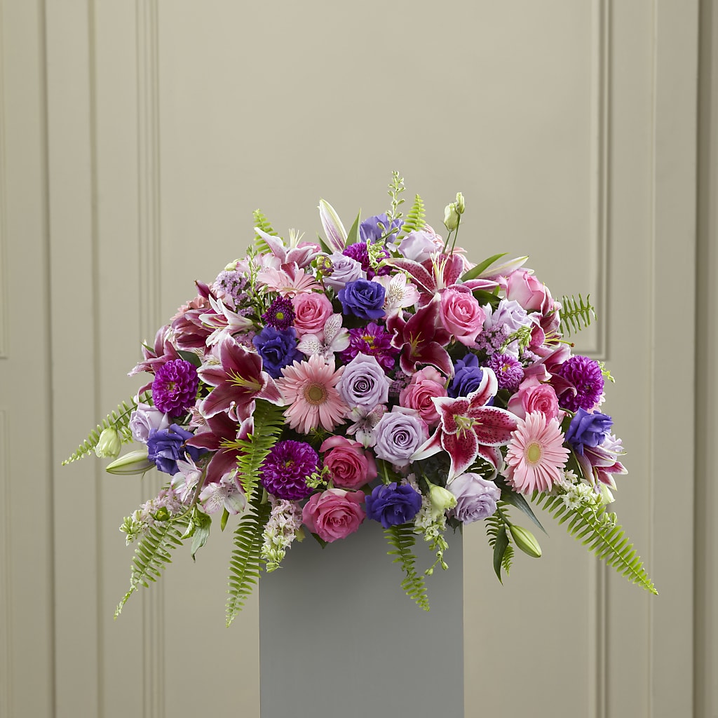 Fare Thee Well Pedestal – Joya Flowers, Central Islip NY