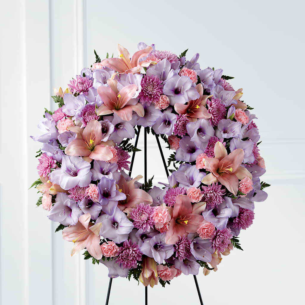 Beloved Friend Wreath – Joya Flowers, Central Islip NY