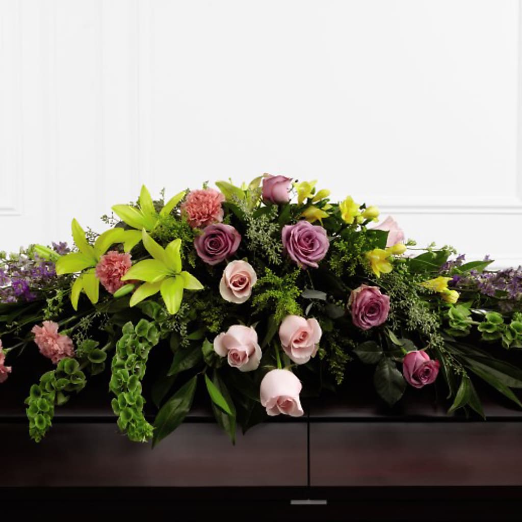 Forever Beloved Casket Spray – Joya Flowers, Central Islip NY