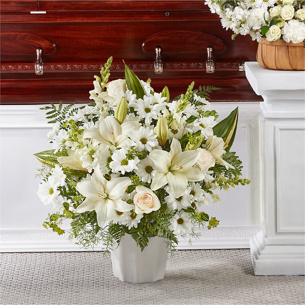 Thoughts of Tranquility Floor Basket – Joya Flowers, Central Islip NY