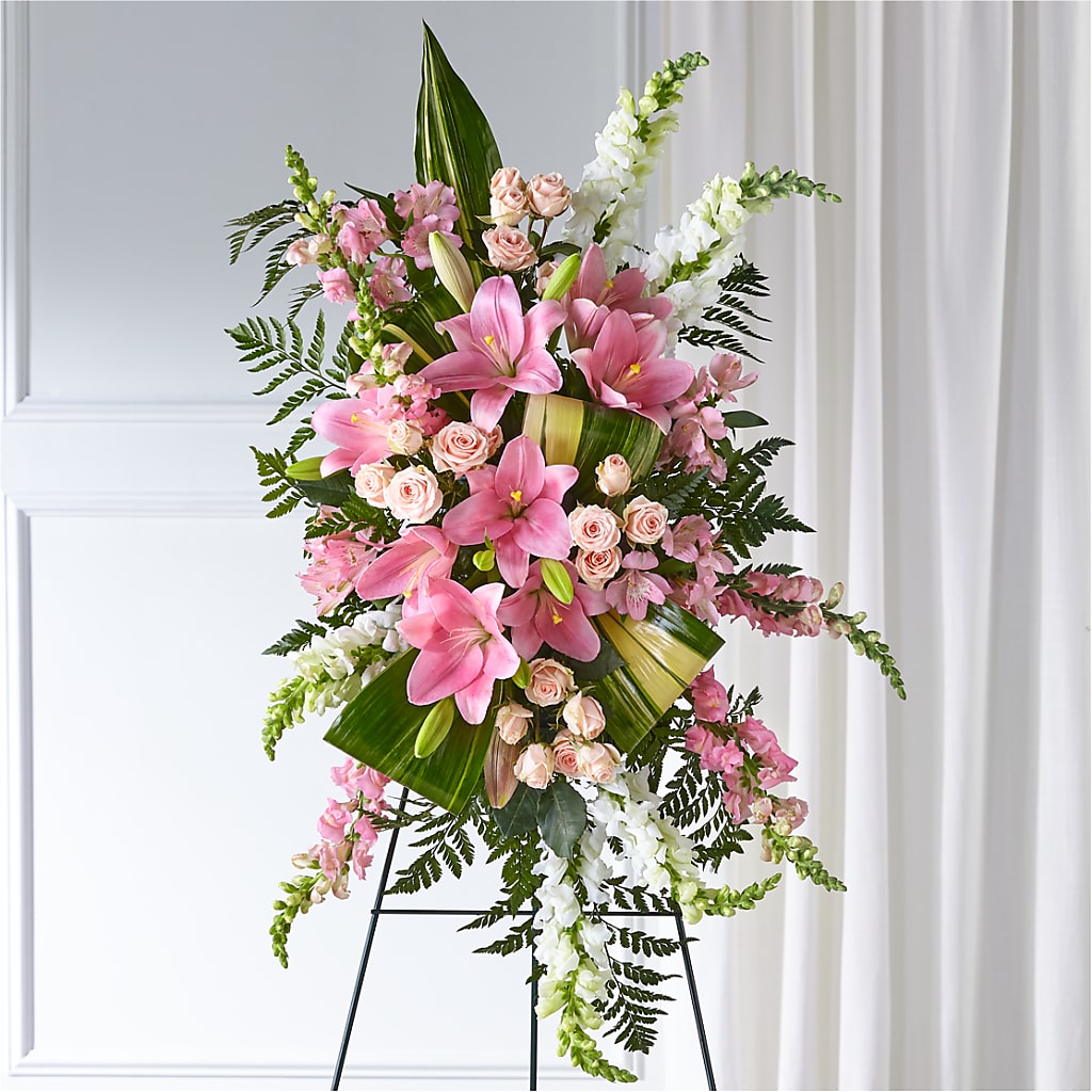 Elegant Embrace Standing Spray – Joya Flowers, Central Islip NY