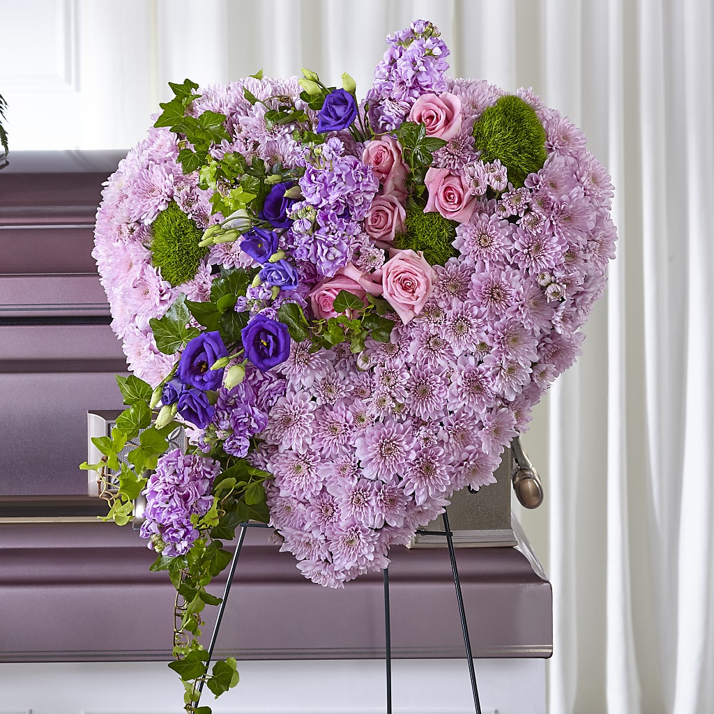 Treasured Love Standing Heart – Joya Flowers, Central Islip NY