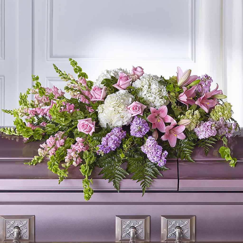 Life's Gratitude Casket Spray – Joya Flowers, Central Islip NY