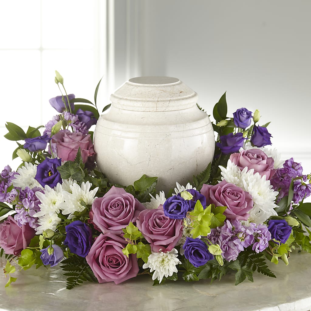 Blooming Sympathy Cremation Adornment – Joya Flowers, Central Islip NY