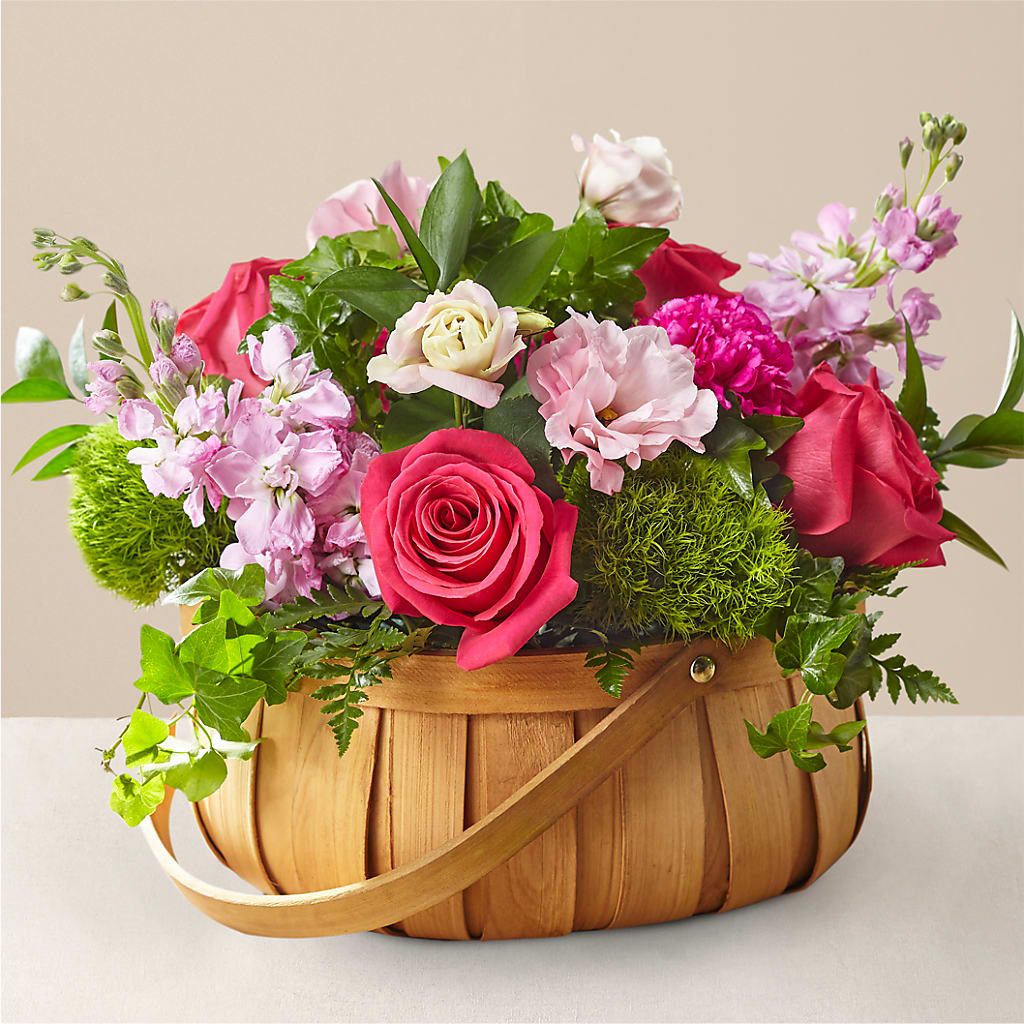 Radiance in Bloom Basket – Joya Flowers, Central Islip NY