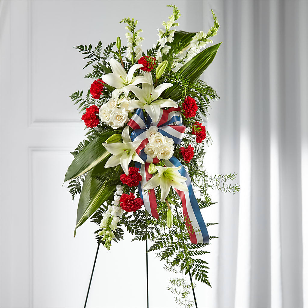 Stars of Life Standing Spray – Joya Flowers, Central Islip NY
