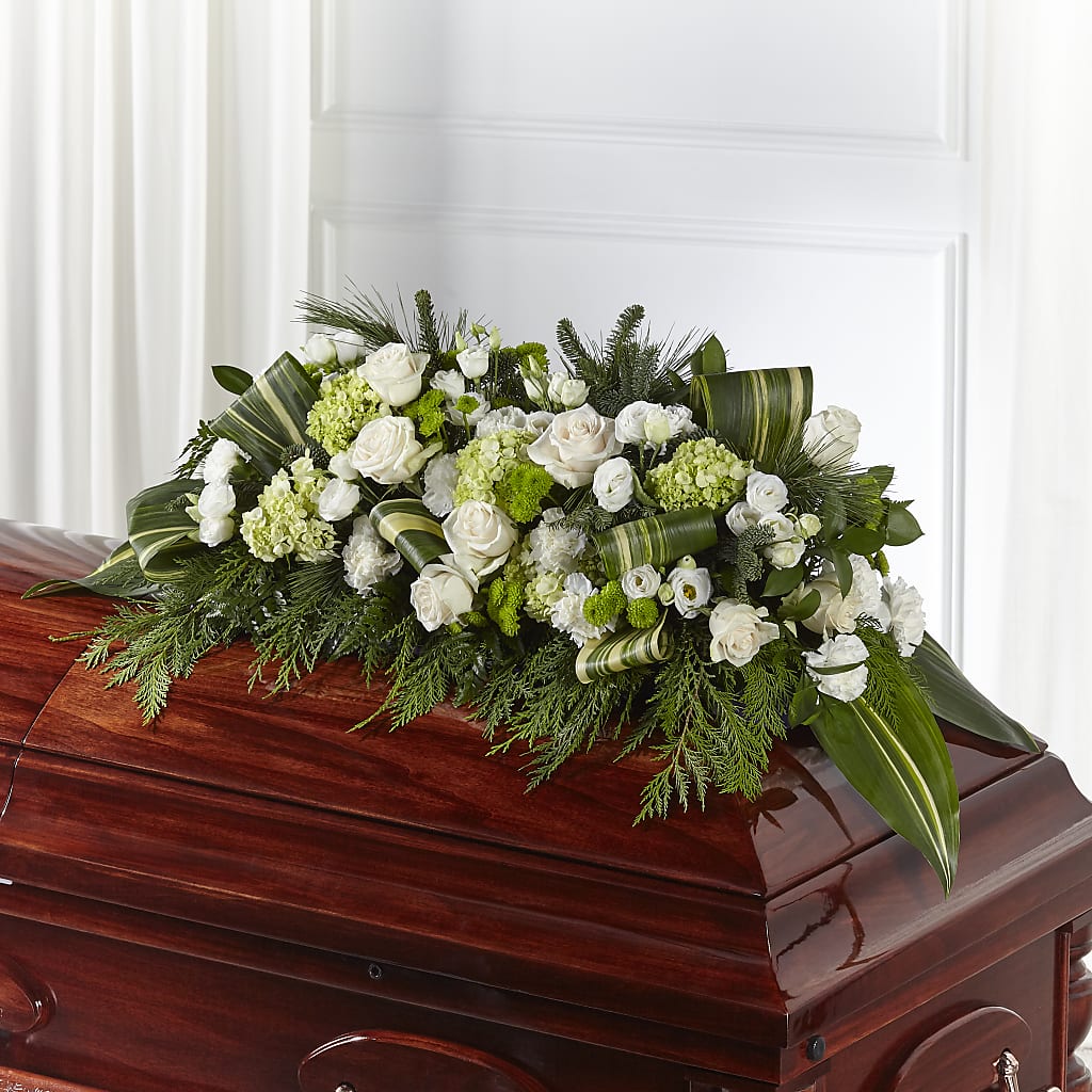 Hopeful Gesture Casket Spray – Joya Flowers, Central Islip NY
