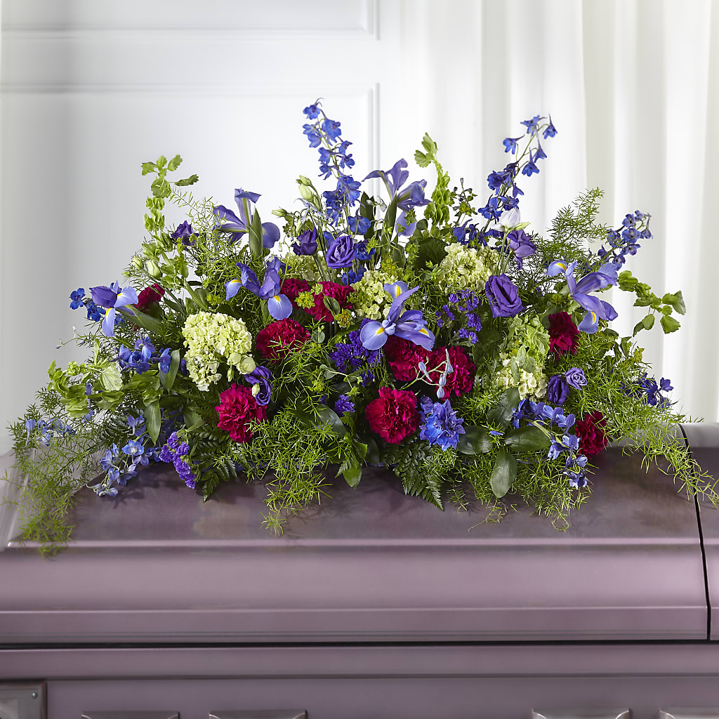 Always Treasured Casket Spray – Joya Flowers, Central Islip NY