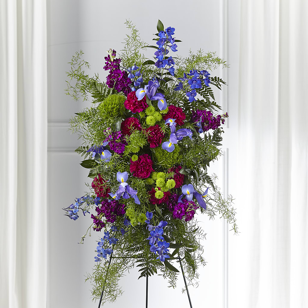 Heavenly Skies Standing Spray – Joya Flowers, Central Islip NY