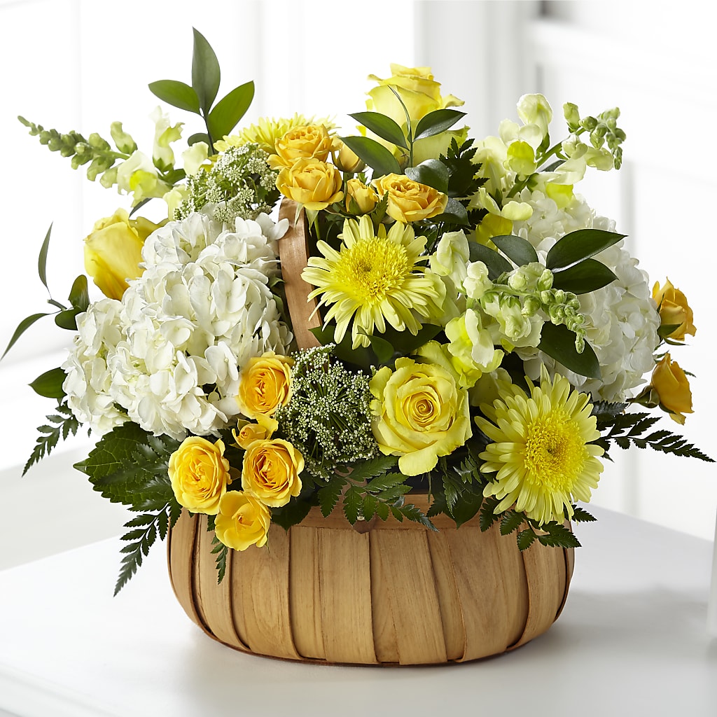 Rustic Remembrance Basket – Joya Flowers, Central Islip NY