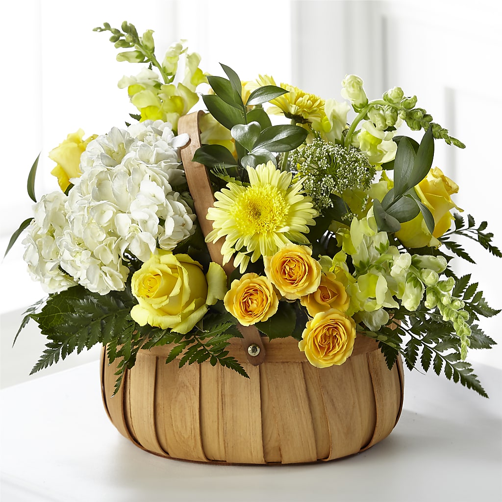 Rustic Remembrance Basket – Joya Flowers, Central Islip NY