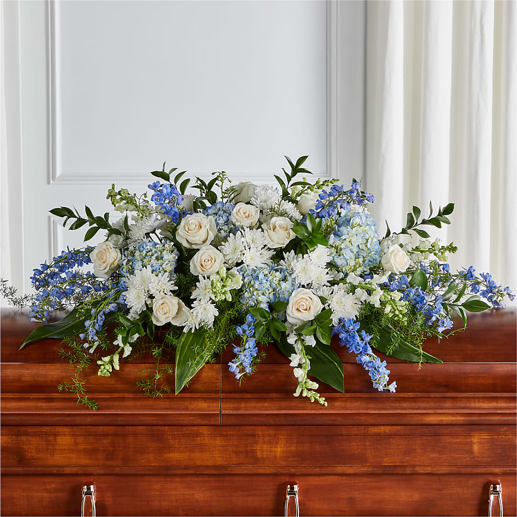 Timeless Essence Casket Spray – Joya Flowers, Central Islip NY