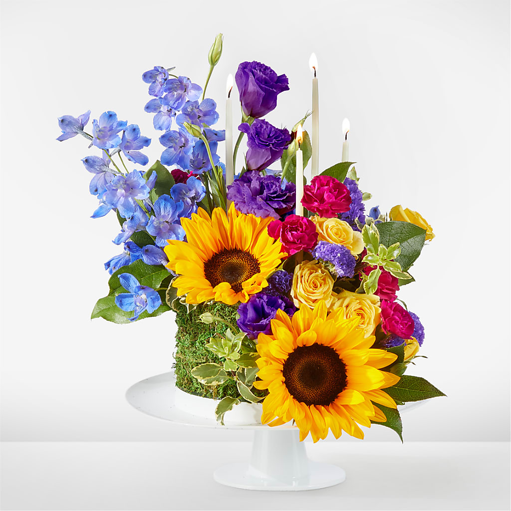 Star of the Day Floral Cake – Joya Flowers, Central Islip NY