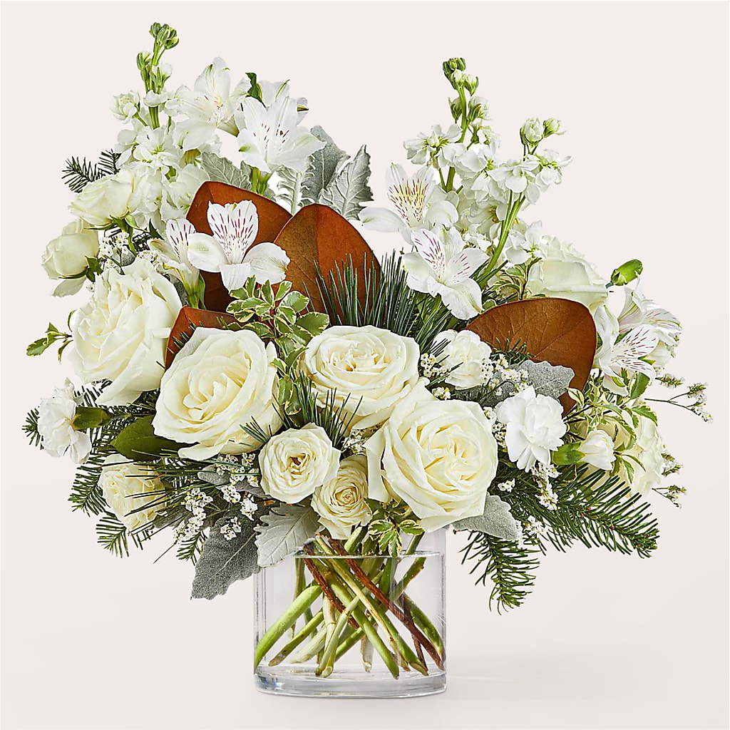 Fresh Snowfall Bouquet – Joya Flowers, Central Islip NY