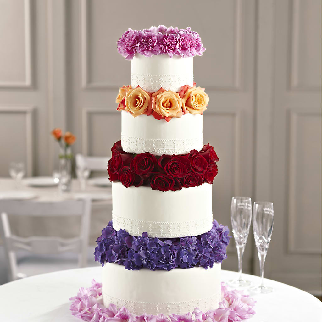Infinite Love Cake Décor – Joya Flowers, Central Islip NY