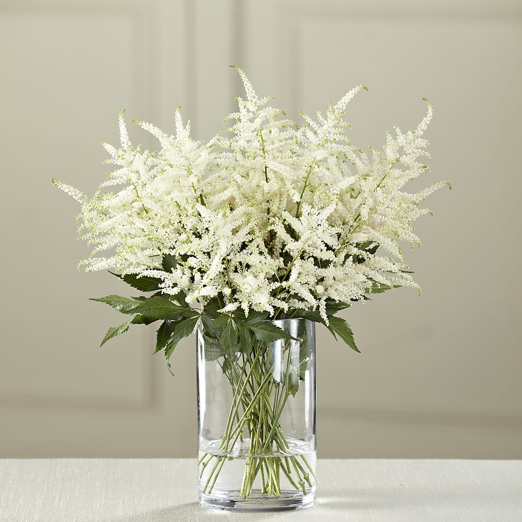 White Astilbe Bouquet – Joya Flowers, Central Islip NY