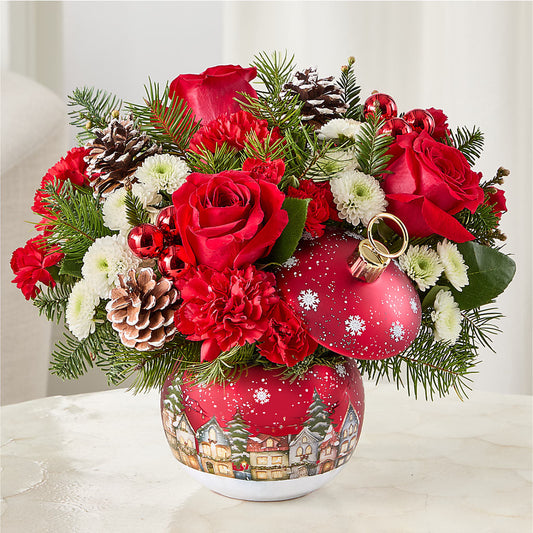 Christmas Carols Ornament –  Joya Flowers, Central Islip NY