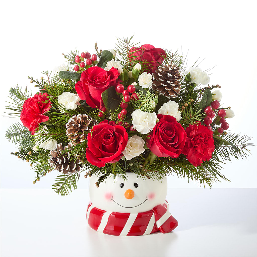 Jolly Snowman Bouquet –  Joya Flowers, Central Islip NY