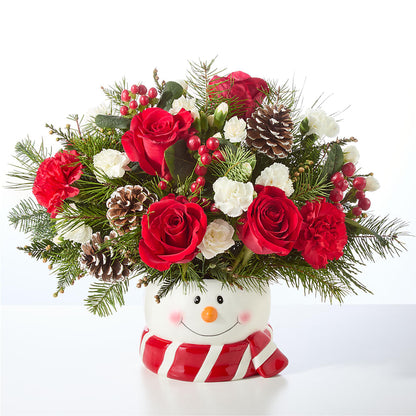 Jolly Snowman Bouquet –  Joya Flowers, Central Islip NY