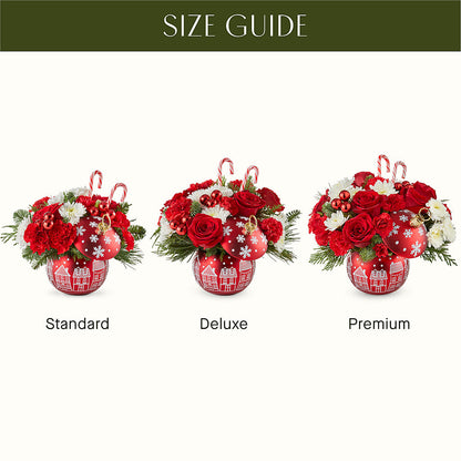Cheer in the Air Ornament –  Joya Flowers, Central Islip NY