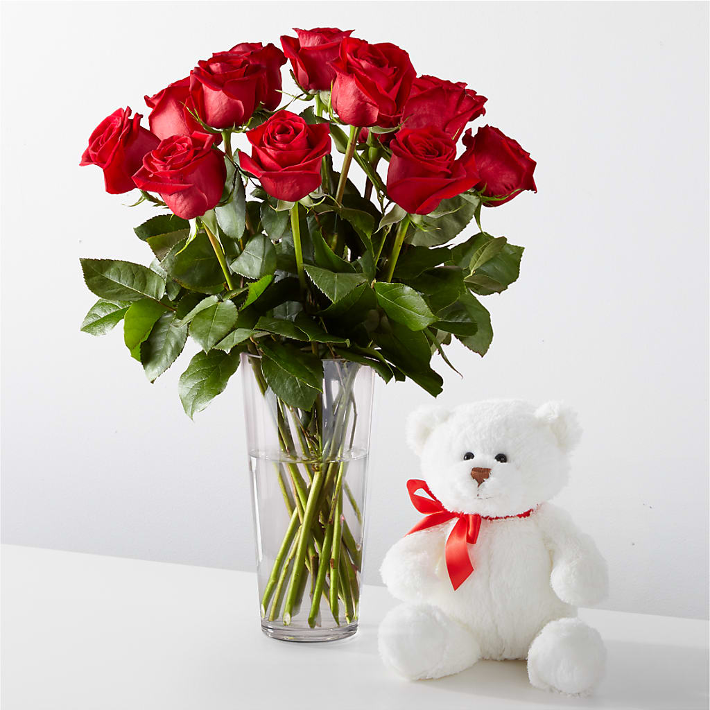 Romantic Long Stem Red Rose Bouquet Bundles –  Joya Flowers, Central Islip NY