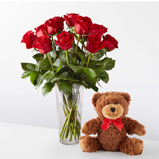 Romantic Long Stem Red Rose Bouquet Bundles –  Joya Flowers, Central Islip NY