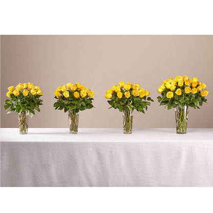 Long Stem Yellow Rose Bouquet –  Joya Flowers, Central Islip NY