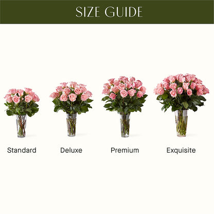 Long Stem Pink Rose Bouquet –  Joya Flowers, Central Islip NY