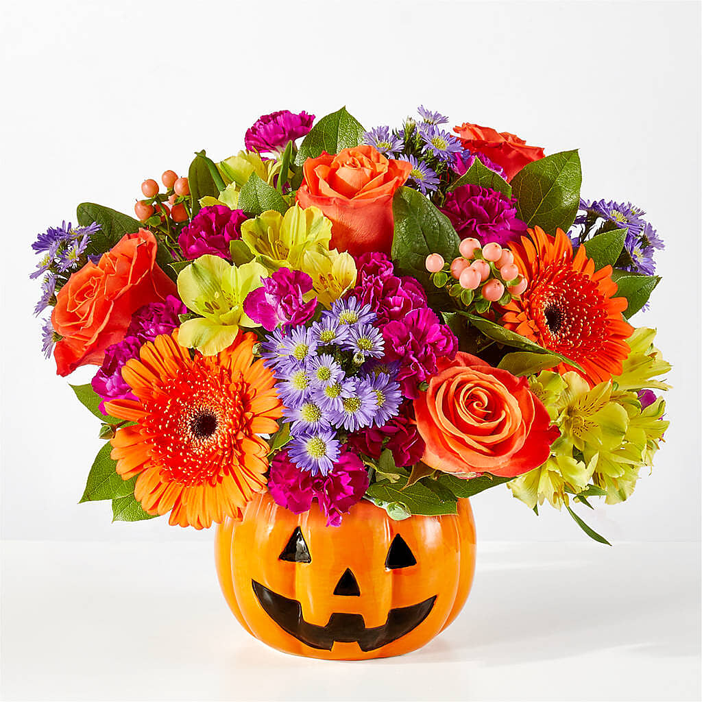 Tricks & Treats Pumpkin –  Joya Flowers, Central Islip NY