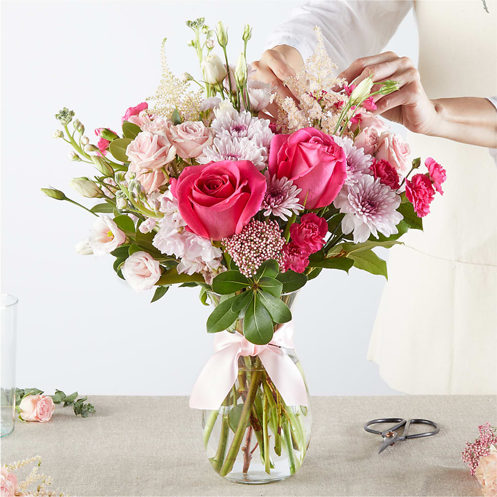 Pink Ribbon - A Florist Original –  Joya Flowers, Central Islip NY