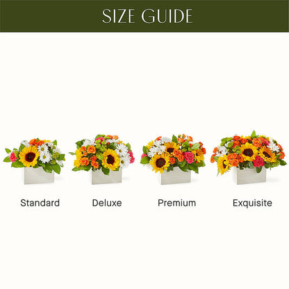 Sun-drenched Blooms Box Bouquet –  Joya Flowers, Central Islip NY