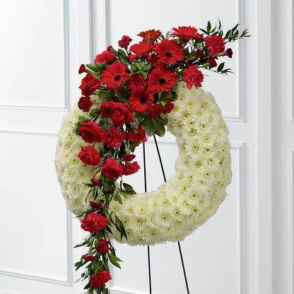 Graceful Tribute Wreath –  Joya Flowers, Central Islip NY