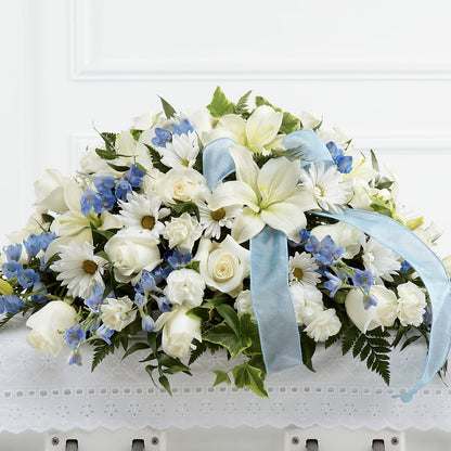 Tender Treasure Casket Spray –  Joya Flowers, Central Islip NY
