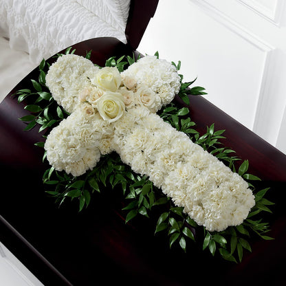 Peaceful Memories Casket Spray (Standard) –  Joya Flowers, Central Islip NY