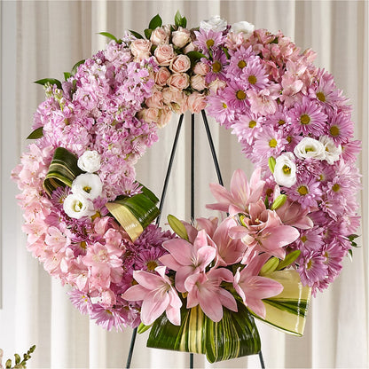 Gift of Warmth Wreath –  Joya Flowers, Central Islip NY