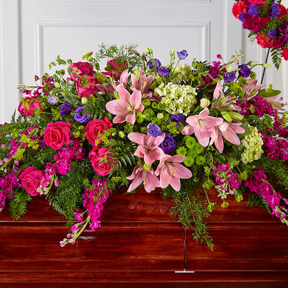 Radiant Tribute Casket Spray –  Joya Flowers, Central Islip NY