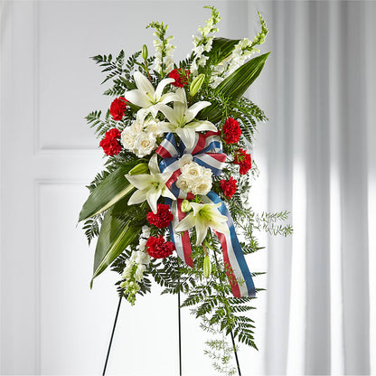 Stars of Life Standing Spray –  Joya Flowers, Central Islip NY