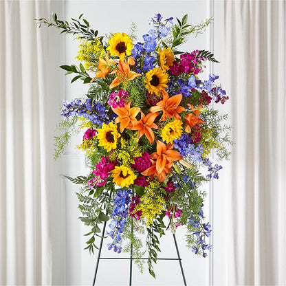 Sunlit Memories Standing Spray (Standard) –  Joya Flowers, Central Islip NY