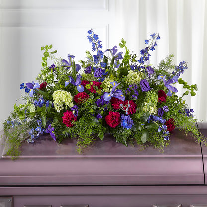 Always Treasured Casket Spray –  Joya Flowers, Central Islip NY
