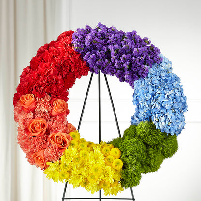 Circle of Love Wreath –  Joya Flowers, Central Islip NY